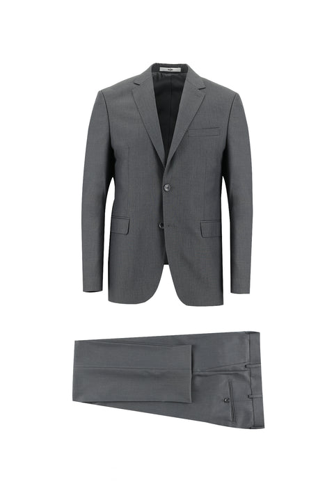 Koyu Füme 7 Drop Slim Fit Dar Kesim Takım Elbise