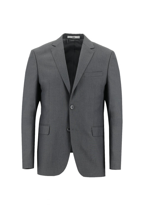 Koyu Füme 7 Drop Slim Fit Dar Kesim Takım Elbise