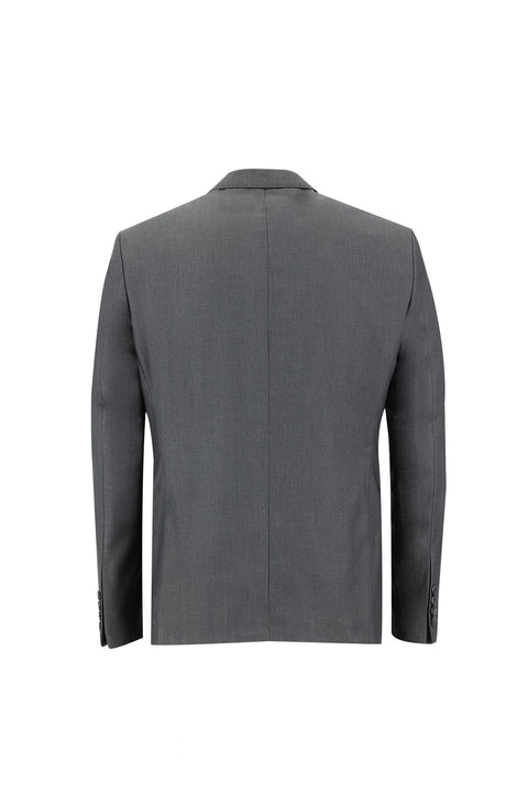 Koyu Füme 7 Drop Slim Fit Dar Kesim Takım Elbise