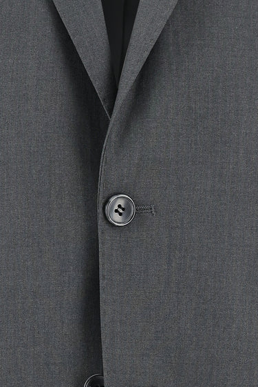 Koyu Füme Slim Fit Dar Kesim Klasik Takım Elbise