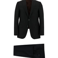 Black 6-Drop Regular Fit Standard Cut Suit
