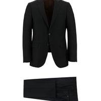 Koyu Siyah 6 Drop Regular Fit Standart Kesim Takım Elbise