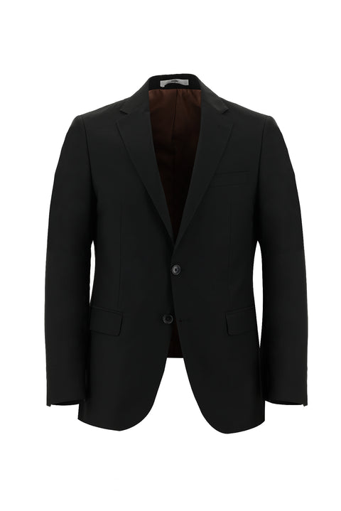 Koyu Siyah 6 Drop Regular Fit Standart Kesim Takım Elbise