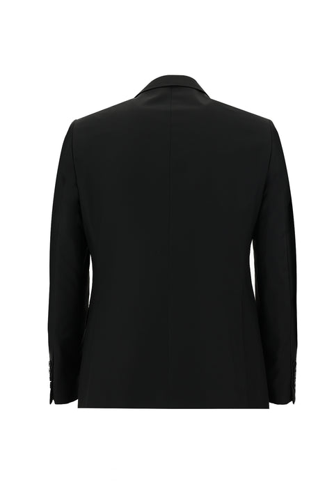 Koyu Siyah 4 Drop Relaxed Fit Rahat Kesim Takım Elbise