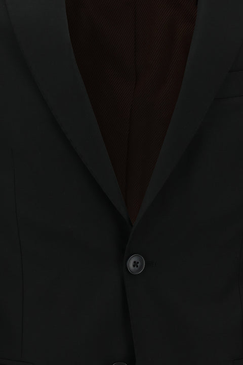 Siyah 6 Drop Regular Fit Standart Kesim Takım Elbise