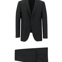 Black 6-Drop Regular Fit Standard Cut Suit