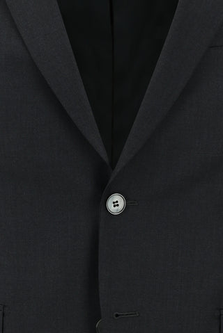  Koyu Füme Slim Fit Dar Kesim Klasik Takım Elbise