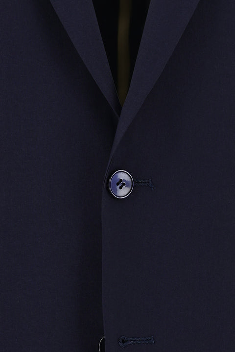 Orta Lacivert 7 Drop Slim Fit Dar Kesim Takım Elbise