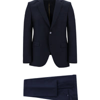 Koyu Lacivert Slim Fit Dar Kesim Klasik Takım Elbise