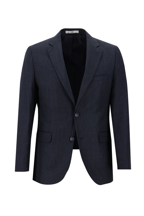 Koyu Lacivert 7 Drop Slim Fit Dar Kesim Takım Elbise