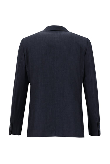  Koyu Lacivert Slim Fit Dar Kesim Klasik Takım Elbise