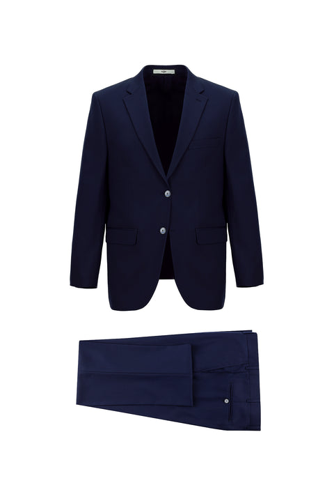 Açık Lacivert 4 Drop Relaxed Fit Rahat Kesim Takım Elbise
