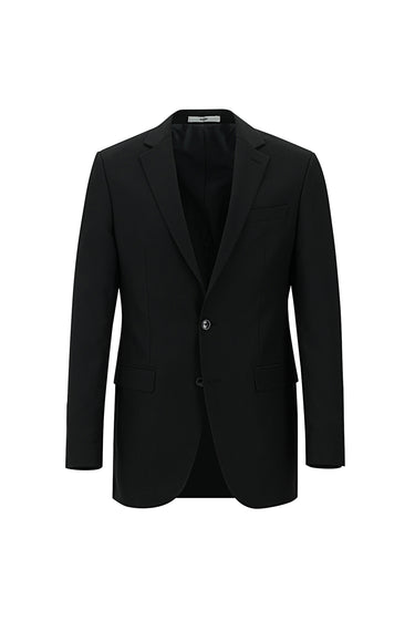 Koyu Siyah 8 Drop Long Slim Fit Uzun Dar Kesim Takım Elbise