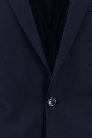  Orta Lacivert Regular Long Fit Uzun Klasik Kesim Takım Elbise