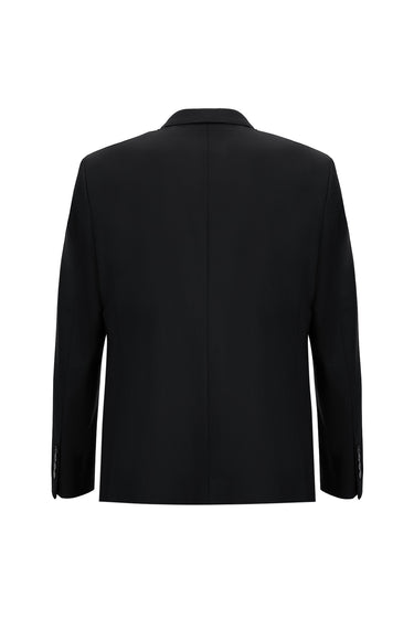 Siyah Regular Fit Kombinli Yelekli Takım Elbise