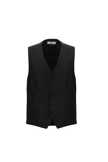Siyah Regular Fit Kombinli Yelekli Takım Elbise
