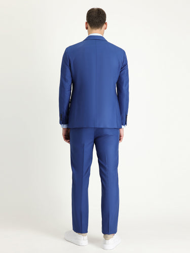 Mavi Slim Fit Dar Kesim Klasik Takım Elbise