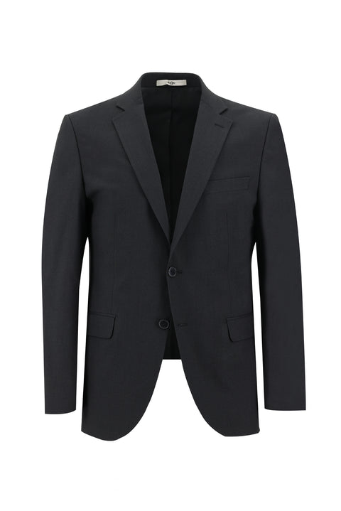 Black 6-Drop Regular Fit Standard Cut Suit