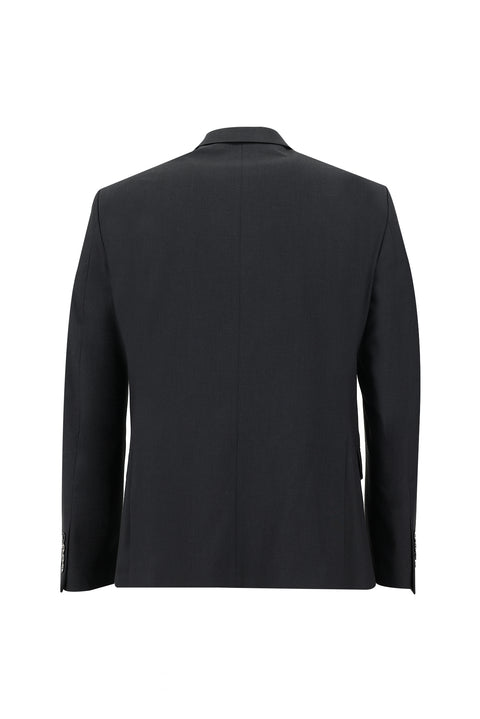 Black 4-Drop Relaxed Fit Suit