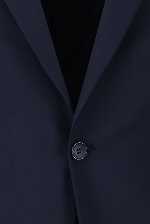 Orta Lacivert 7 Drop Slim Fit Dar Kesim Takım Elbise