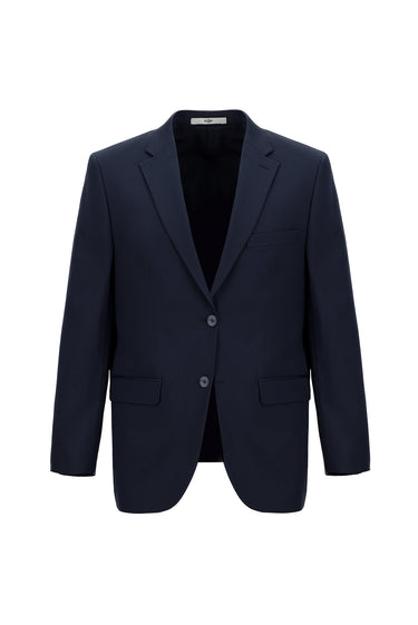 Orta Lacivert Relaxed Fit Rahat Kesim Klasik Takım Elbise