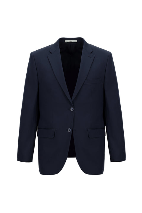 Orta Lacivert 7 Drop Slim Fit Dar Kesim Takım Elbise