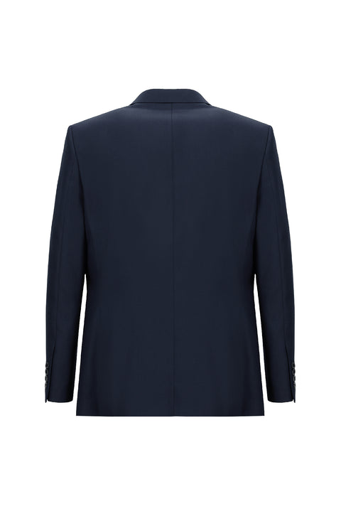Medium Navy 4-Drop Relaxed Fit Suit