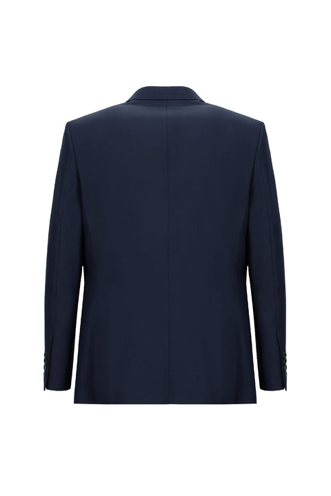 Koyu Lacivert 7 Drop Slim Fit Dar Kesim Takım Elbise