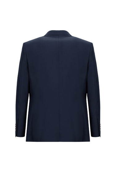 Koyu Lacivert Slim Fit Dar Kesim Klasik Takım Elbise