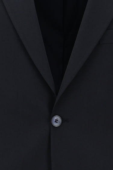 Siyah Lacivert Slim Fit Dar Kesim Klasik Takım Elbise