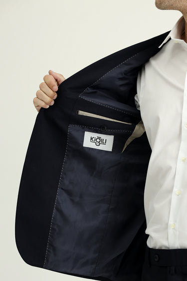 Koyu Lacivert Klasik Takım Elbise