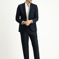 Koyu Lacivert Klasik Takım Elbise