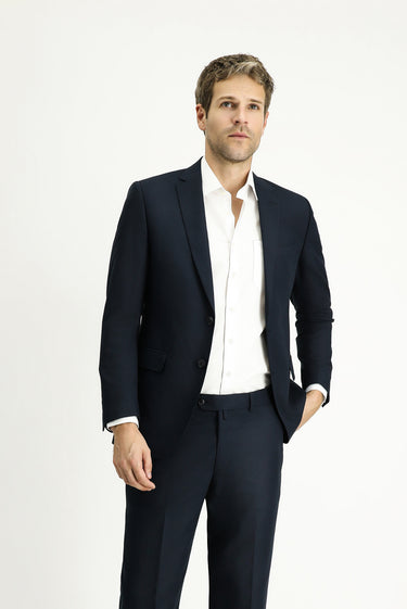 Koyu Lacivert Klasik Takım Elbise