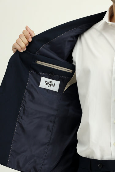 Koyu Lacivert Klasik Takım Elbise