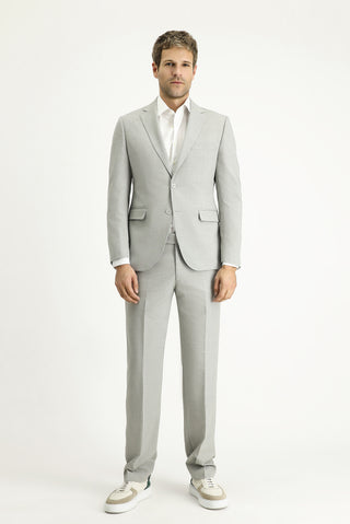  Orta Gri Slim Fit Takım Elbise