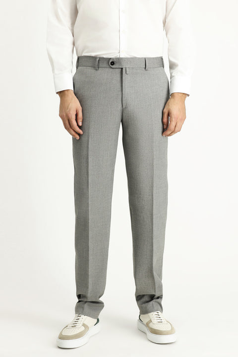 Orta Füme 7 Drop Slim Fit Dar Kesim Takım Elbise