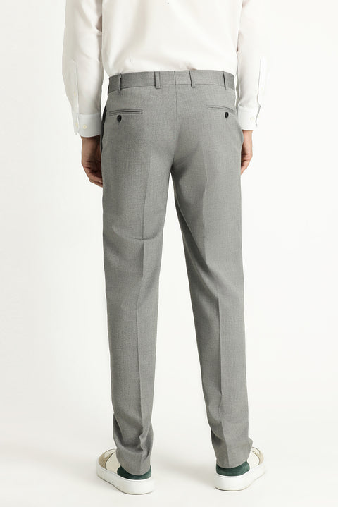 Orta Füme 7 Drop Slim Fit Dar Kesim Takım Elbise