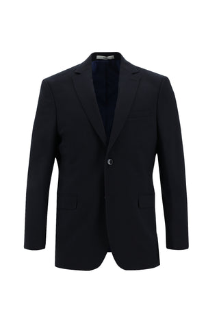  Koyu Lacivert Regular Fit Yünlü Klasik Takım Elbise