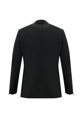 Siyah 7 Drop Slim Fit Dar Kesim Takım Elbise