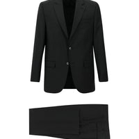 Koyu Antrasit 4 Drop Relaxed Fit Rahat Kesim Yünlü Takım Elbise
