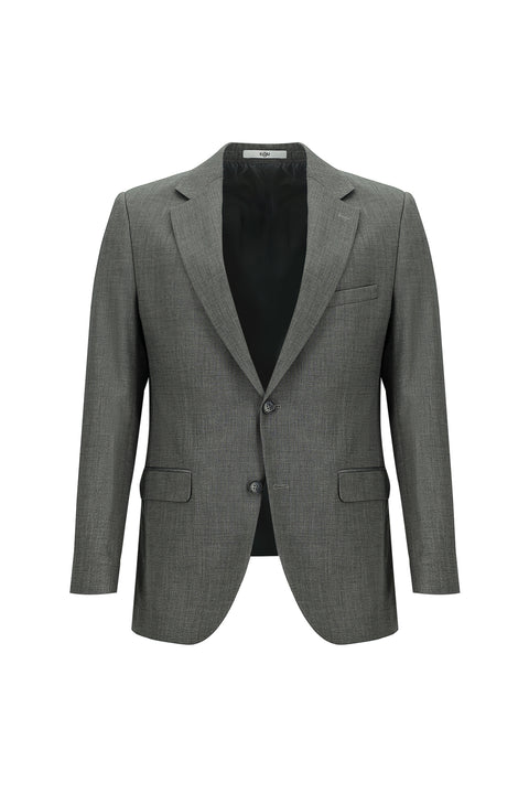Light Gray 6-Drop Regular Fit Standard Cut Suit