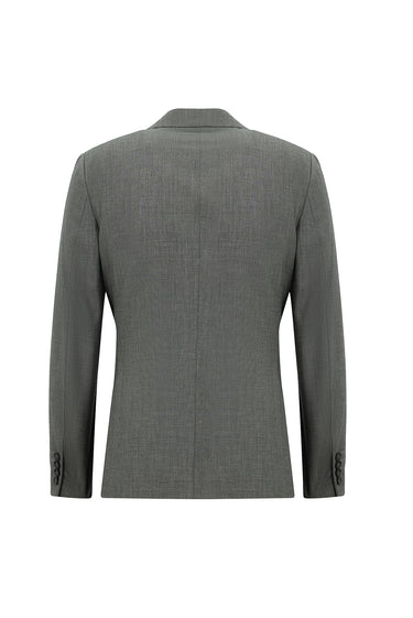  Açık Füme Slim Fit Dar Kesim Klasik Takım Elbise