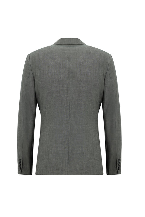 Light Gray 6-Drop Regular Fit Standard Cut Suit