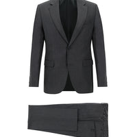 Orta Füme 7 Drop Slim Fit Dar Kesim Takım Elbise