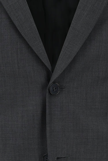 Orta Füme Slim Fit Dar Kesim Klasik Takım Elbise