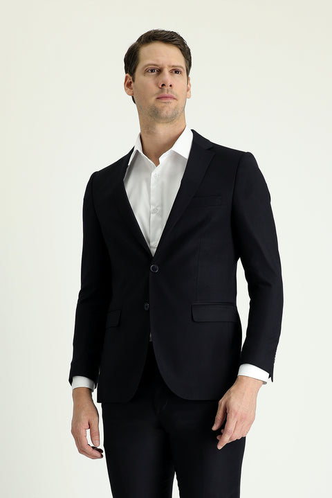 Dark Navy 6 Drop Regular Fit Standard Cut Suit
