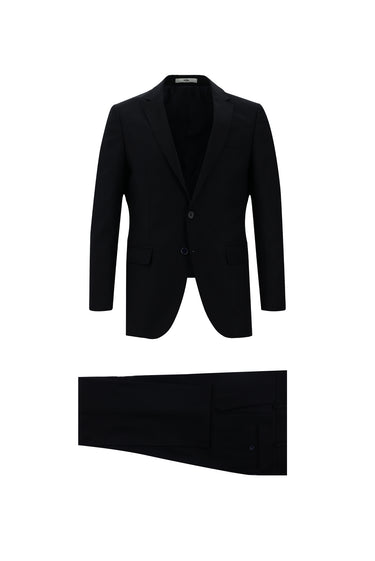 Koyu Lacivert Klasik Takım Elbise