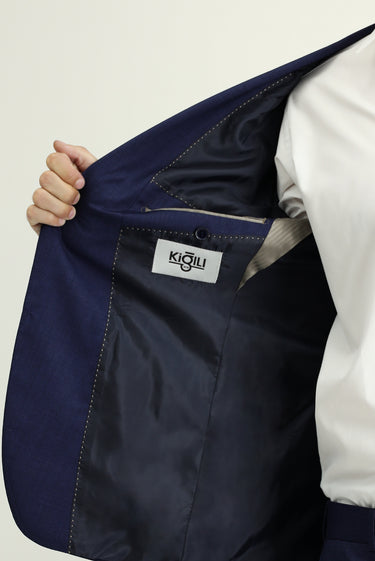 Orta Lacivert Klasik Takım Elbise