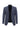 Saks Mavi Slim Fit Dar Kesim Kombinli Yelekli Takım Elbise