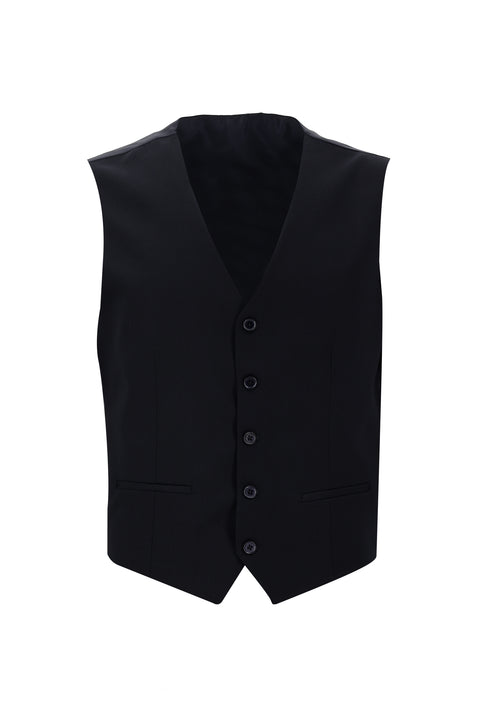 Saks Mavi 7 Drop Slim Fit Dar Kesim Kombinli Yelekli Takım Elbise